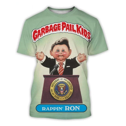 Cartoon Garbage Pail Kids Graphic T-shirts 3D Print Kid Anime Tees Fashion Men Women Short Sleeve O-Neck Tshirt Harajuku Y2k Top