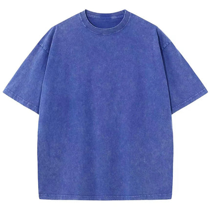 Summer Cotton Washed Women T-Shirts Hip Hop Loose Tee Shirt All-Match Fashion Short Sleeve Comfortable Multicolor Female Tops
