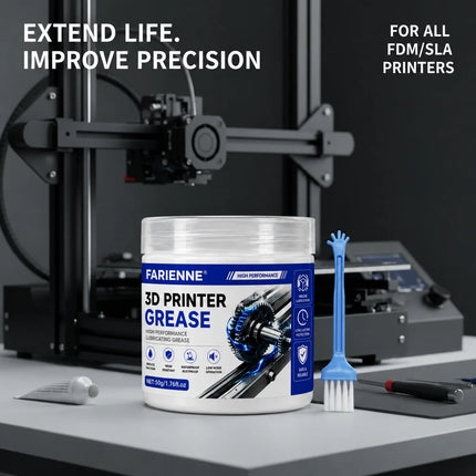 3D Printer Ultimate Lithium Grease | For Lead Screws & Linear Rails, Less Noise & Friction, Anti-Abrasion Smooth Printing
