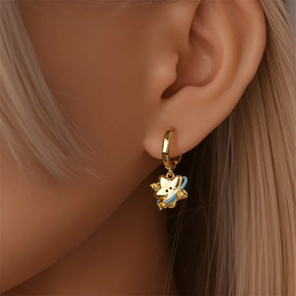 925 Sterling Silver Gold Pearl Hoop Earrings Pave Large Circular Shape Earring Gift for Women Jewelry Anniversary Wedding