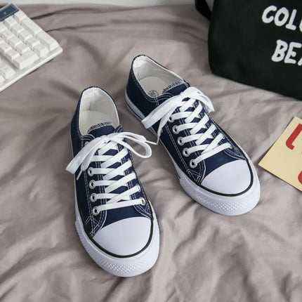 Unisex Casual Canvas Flat Shoes Spring Summer Breathable Rubber Sole Comfortable Slip-On Adults Flat Heel Fashionable Trendy