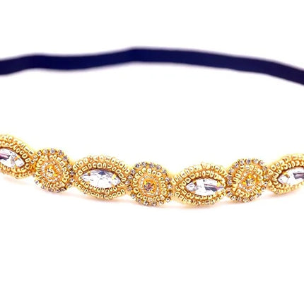 Women Rhinestones Headband New Fashion Crystal Cute Bride Hair Band Wedding Hair Accessories Party gift Jewelry A5064