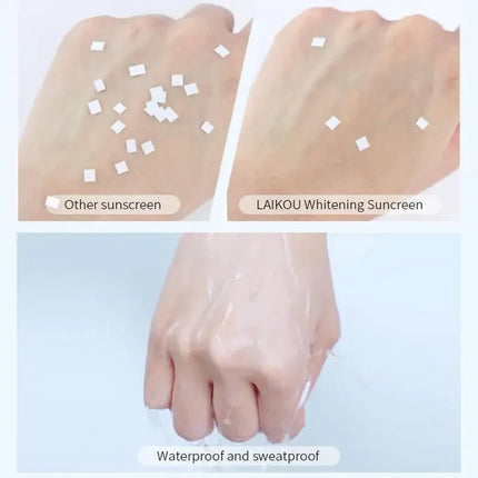 Sunscreen Travel Size Waterproof Sweatproof SPF50+ PA+ Facial Sunscreens For Face Beach Sun Screen Protector