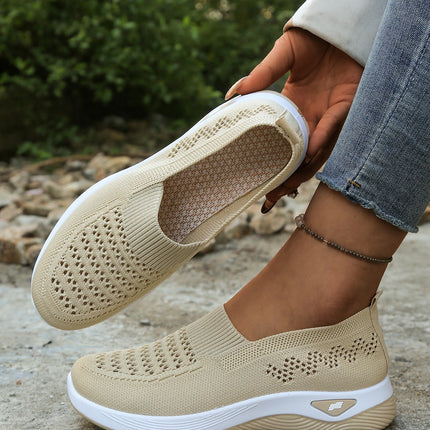 Fashionable casual single shoes, breathable and comfortable women's shoes, sports vulcanized shoes, anti-slip flat shoes
