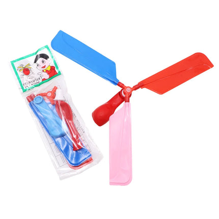 1-10pcs Helicopter Balloon Portable Outdoor Playing Flying Air Ballon Toy Birthday Party Decorations Kids Gift Party Supplies