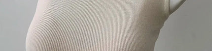 Korean Sle Knitted Vest Women's Base Layer Tank Top Svel f High Collar Spring Autumn Winter Inner And Outer Wear