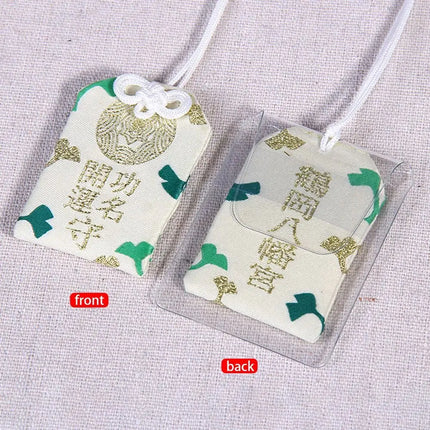 1PC Japanese Prayer Omamori Pray Fortune Beauty Health Safety Lucky Charms Wealth Bag Guard Pendant Keychain Couple Gift