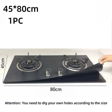 New Gas Stove Protectors Reusable Burner Covers Kitchen Gas Stove Mats Stovetop Cleaning Pad Liner Covers Kitchen Accessories