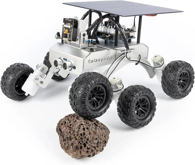 SunFounder GalaxyRVR Mars Rover STEM Kit for Arduino, Compatible with Uno R3, Rocker-Bogie Suspension,Scratch,C,Camera, FPV