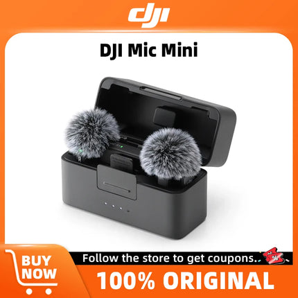 DJI Mic Mini Advanced Mini Wireless Microphone High-Quality Audio With Stable Transmission Original Brand in Stock