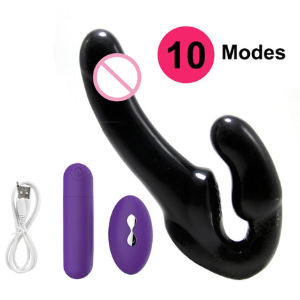 Strap-on Double Heads Dildo Vibrators Sex Toys for Women Couple Exotic Accessories Vagina Prostate Massager Oral for Men