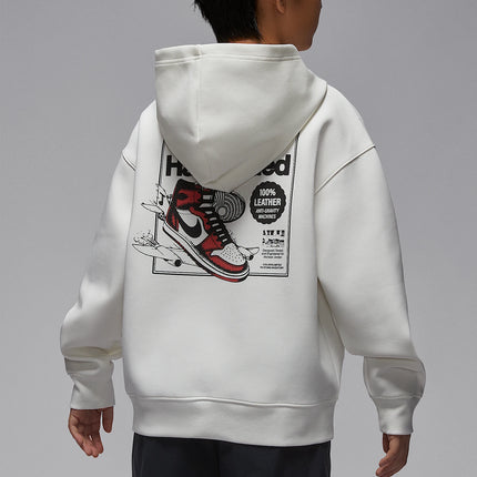 Nike genuine JORDAN children's shoulder down pullover hooded knitted sweatshirt IQ5323-133