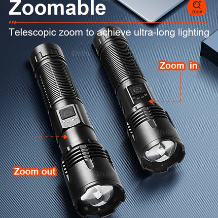 1000000LM Ultra Powerful Handheld Flashlight High Power Rechargeable Torch Long range 3000M Flash Lights Outdoor Camping Lantern