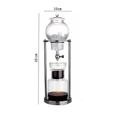 Ice drip coffee pot, cold brew pot, Japanese household glass drip type cold brew tea, ice brew pot, coffee equipment