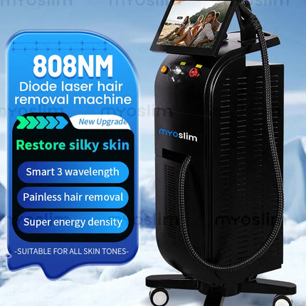 16 Bar Soprano Titanium Hair Removal Professional 5000W 4 Wavelength Painless Permanent Hair Removal Professional Beauty Salon