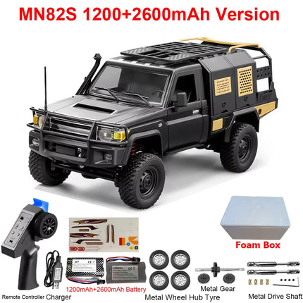 MN82 MN82PRO MN82S MN82T RC Car 1/12 4WD 2.4G Remote Control Car Climbing Off-road RC Crawler LED Light Truck RC Toys As Gift