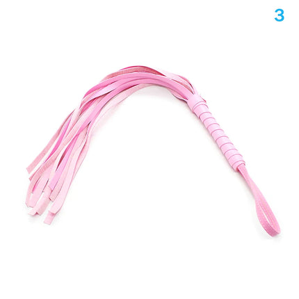 Racing Riding Crop Party Flogger Hand Cuffs Queen Black Horse Riding Whip High Quality Pu Leather Pimp Whip
