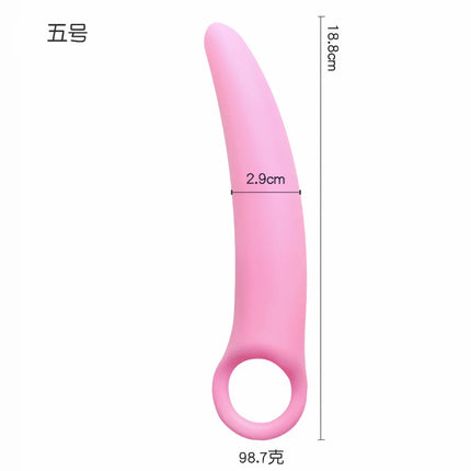 Dual-use Anal Plug Silicone Vaginal Muscle Training Dilator Anal Butt Plug vaginal plug Female vaginal spasm male Masturbation