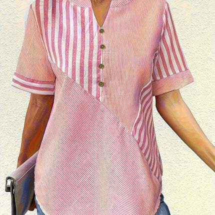 Women's Oversized Woven Shirt Long Sleeve Casual Button up Loose Fit Shirt for All Seasons