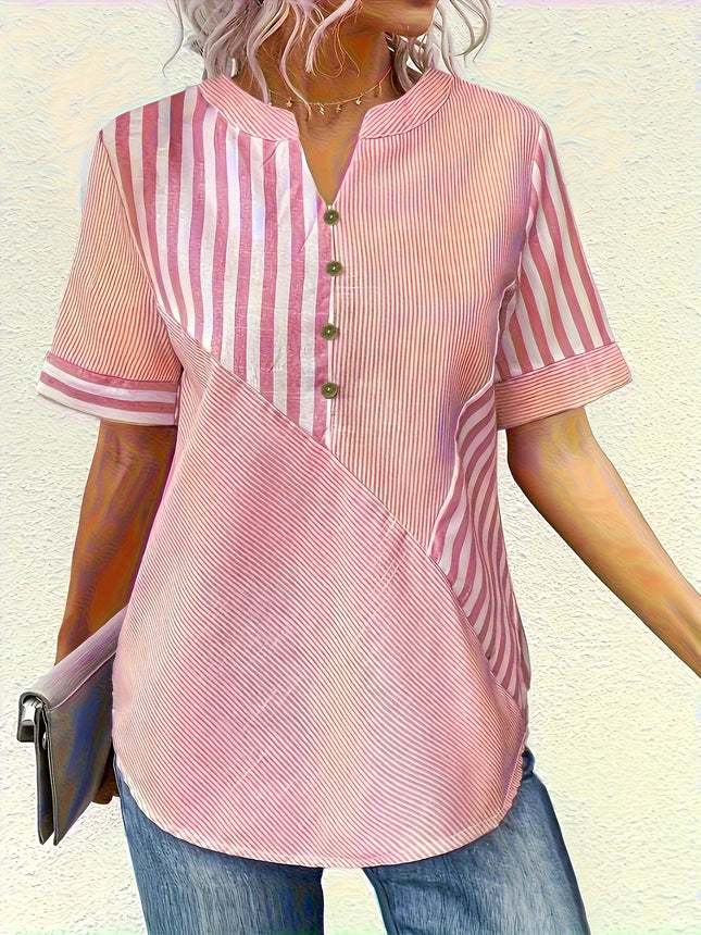 Women's Oversized Woven Shirt Long Sleeve Casual Button up Loose Fit Shirt for All Seasons