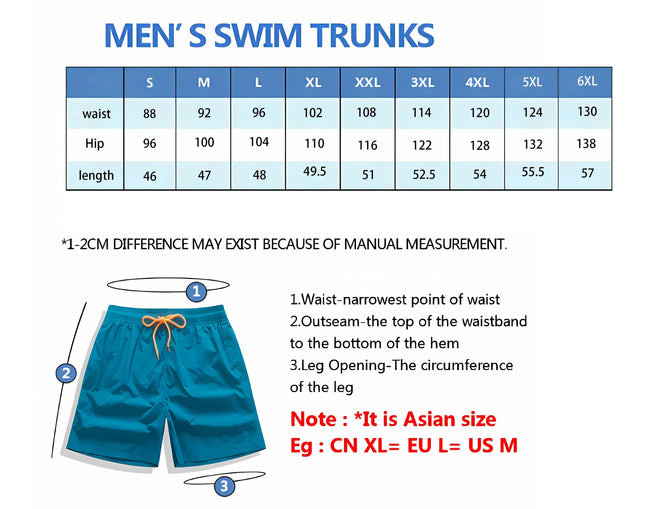 Men's street art printed beach shorts with eye-catching graffiti elements, for beach parties, swimming pools, and street wear