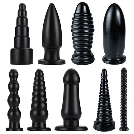 3XLR Sex Machine Attachments Huge soft Butt Plug Large Anal Trainer Realistic Dildo adult Masturbation Toys Vac-U-Lock Connector