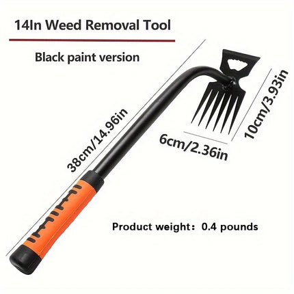 Heavy-Duty Manual Weeding Tool - Efficient Long-Handled Weeding Equipment,Suitable for Gardens,Farms, Lawns Portable Artifact