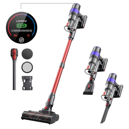 LARESAR V8 48Kpa 500W Cordless Vacuum Cleaner Car 60 Mins Home Appliance Wireless Removable Battery 2024 NEW Brushless motor