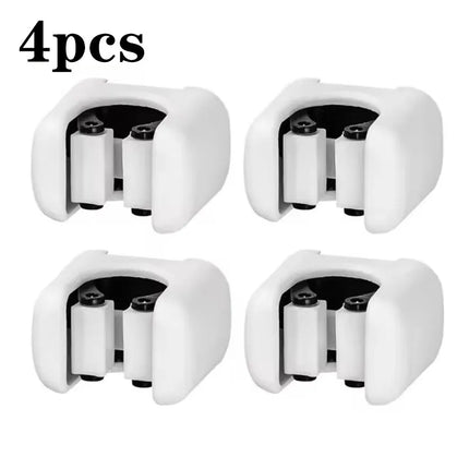 4/1pcs Wall Mounted Mop Clip Holder No-Punching Mop Brush Broom Hanger Rack Kitchen Bathroom Organizer Holder Hook Accessories