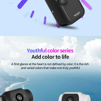 1080P handheld outdoor sports camera anti-shake waterproof vlogging camera for action sports