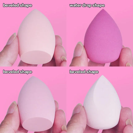 4Pc Beauty Egg Makeup Blender Cosmetic Puff Makeup Sponge Cushion Foundation Powder Sponge Beauty Tool Women Make Up Accessories