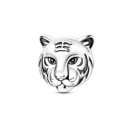 New Original 925 Silver Sterling Charms Beads Pendant Cat Dog Lion Tiger Girl Boy Charms Fit Bracelet Woman Fashion Jewelry Gift