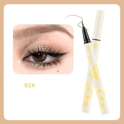 Liquid Aurora Blue Shiny Eye Liner Pen Glitter Phosphorescence Pigment Waterproof Shimmer Sparkling Eyeliners Diamond Eye Makeup