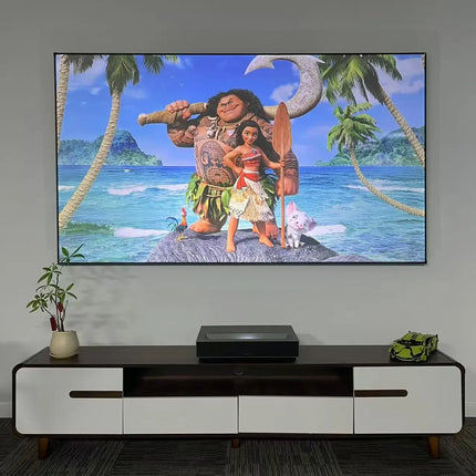 2026 NEW Dragon Series Fresnel ALR Fixed Frame Projection Screen Ambient Light Rejecting for Ultra Short Throw UST Projectors