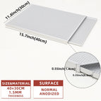 40x30cm 1.5mm sliver / China Mainland