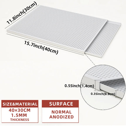 Puff Pastry Baking Tray Mille Feuille Rectangular Pastry molds Baking Pan Perforated Baking Pan Dish Oven Tray Bread With Hole