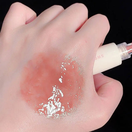 Peach Jam Lipgloss Korean Lipsticks Liquid Waterproof Moisturizer Lip Cosmetic Lip Lip Tint Makeup Sheglam Gloss Lip Ink Oi K9X3
