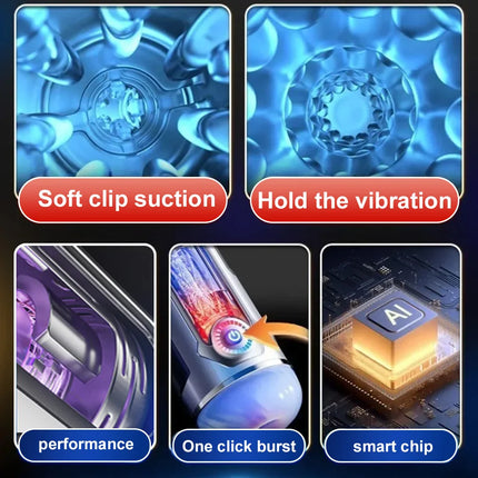 Electric Male Masturbation Cup App Control Strong Vibration Frequency Multiple Pleasures Real Vaginal Sex Machine Toys For Men