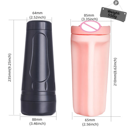 1pc Male Masturbator Artificial Vaginal For Men 18 Penis Pump Glans Sucker Real Pussy Sex Toys Erotic Goods juguetes sexuales