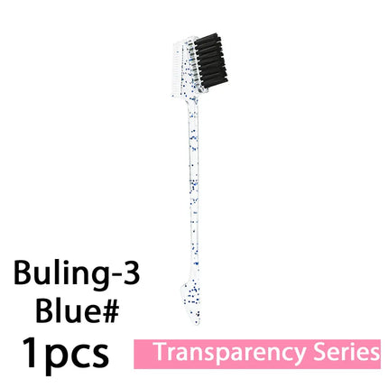 Dual Hair Edge Brush Teasing Comb 3N1 Edge Control Brush comb Holiday Gift Edges Baby Hair Eyebrow brush salon home easy use