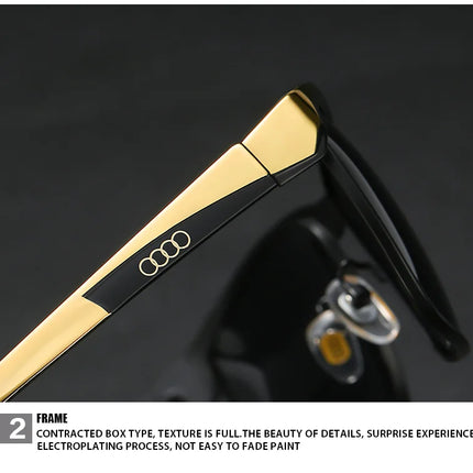 Audi Sunglasse Luxury brands s for Men Polarized Sun Glasses Travel Eyewears Classic Pilot Goggle with UV 400 Protection 5591