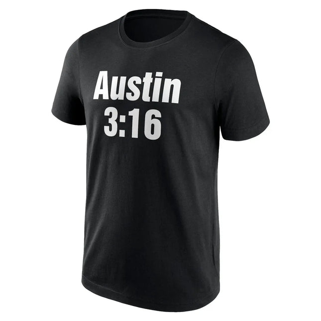 Stone Cold Steve Austin 3 16 Men's T-Shirt 2026 Summer Men's Women's Luxury Fashion Casual Cotton Oversized T-shirt Street Y2K