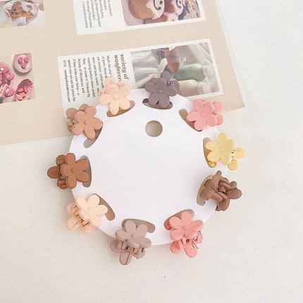10Pc Kids Hair Claws Mini Flower Crown Princess Girl Hair Clips Cute Children Braid Hairpins Hair Accessories Barrettes Headwear