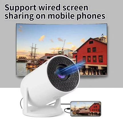 HY300 Video Game Projector 2026 New Outdoor portable 4KWifi 1080P 1280 720P HD Home Cinema Video Movies LED Projetor