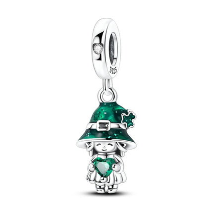 925 Sterling Silver Charms Mother Girl Boy Family Life Pendant Beads Fit Original Bracelet Necklace Diy Charm Women's Party Gift