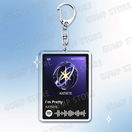 Kpop Internet Girls Group Band Music Keychains Manon Lara Sophia Yoonchae Megan Daniela Gnarly Keying Jewelry Fans Friends Gifts