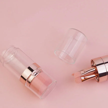 5 In 1 Portable Retractable Makeup Brushes For Foundation Eyebrow Lip Eyeshadow Loose Powder Cosmetic Set Makeup Brush Tools