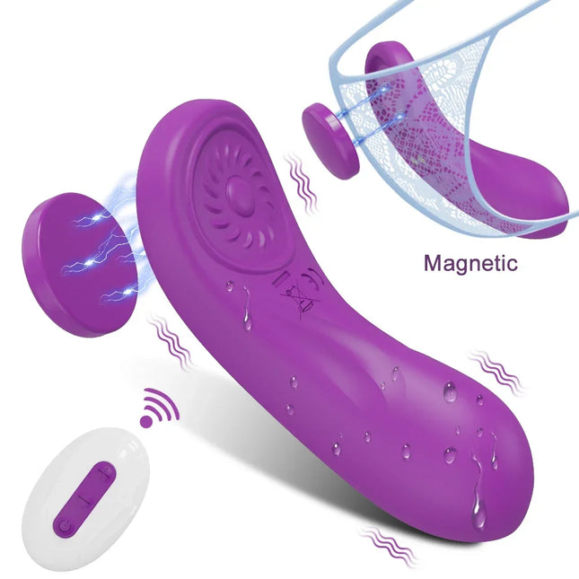 Remote Control Wearable Panty Clitoral Magnetic Vibrators for Women Clitoris Stimulator Vagina Massager Adult Female Sex Toys