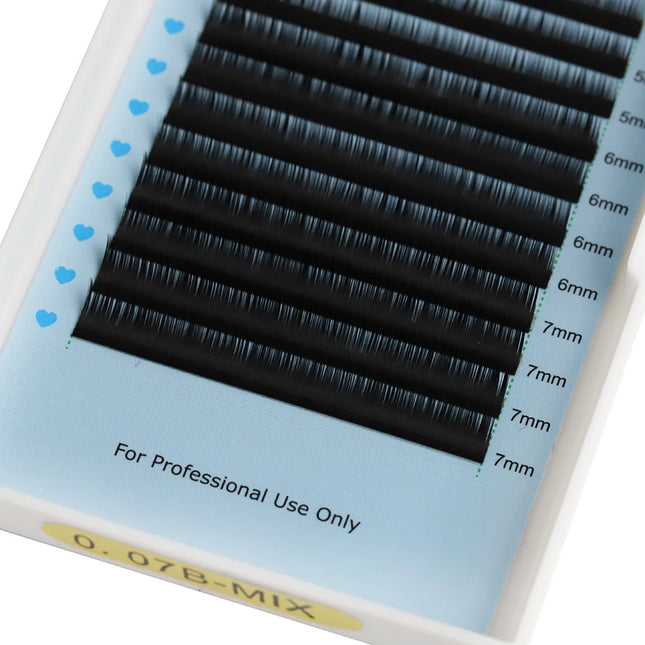 Aguud Lower Lashes 5-7mm Mix Individual Bottom Eyelash Extension J/B/C/D Curl Natural Short Mink Eyebrow Under Eyelash Supplier