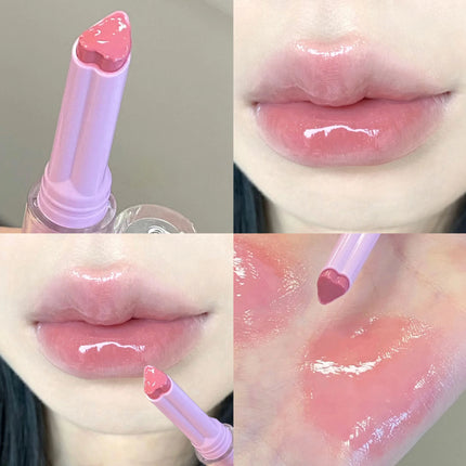 Gege Bear Garden Pink Rabbit Solid Lip Gloss Moisturizing Watery Colored Lip Balm Long-lasting and Tender Lip Balm